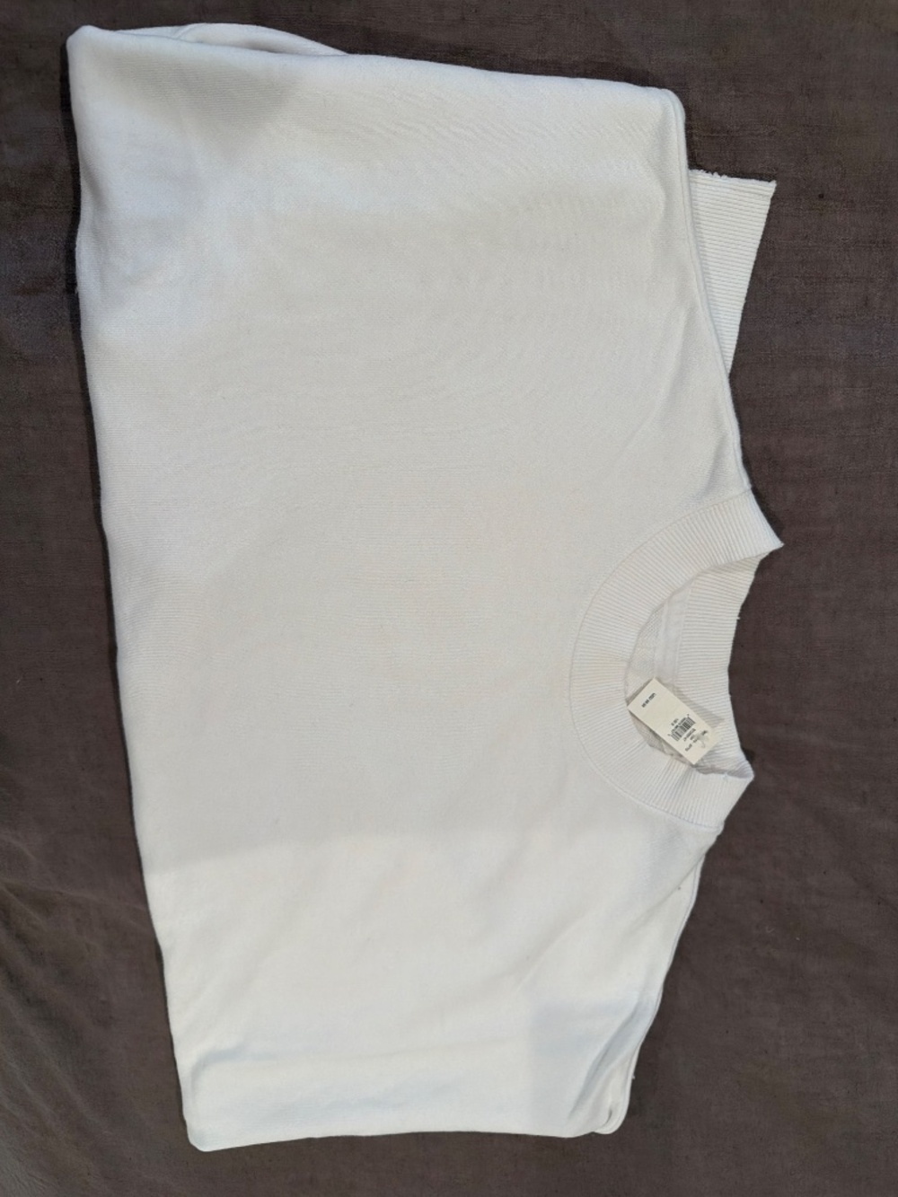 Aerie White Oversized Crewneck Sweatshirt NWT Sze S - Picture 2 of 5